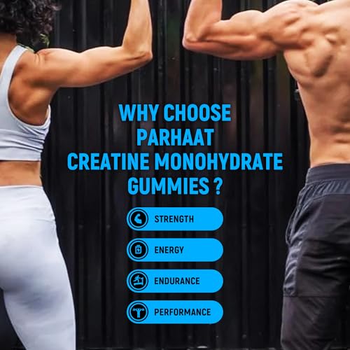Image of NSF Certified Creatine Monohydrate Gummies for Men & Women, Blueberry 90 CT