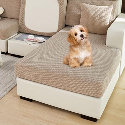 2023 New Wear-Resistant Universal Sofa Cover, Stretch Couch Cushion Slipcovers Replacement, Anti-Slip L Shape Sofa Covers, Chaise Lounge Sofa Slipcover (Weave Camel,M Back Cover ) #TOP4
