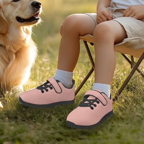 MARSVOVO Trendy Shoes for Kids Boys Girls Classic Hook and Loop Casual Sneakers Lightweight Running Non Slip Shoes 7