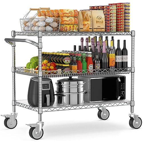 Commercial Rolling Utility Cart,