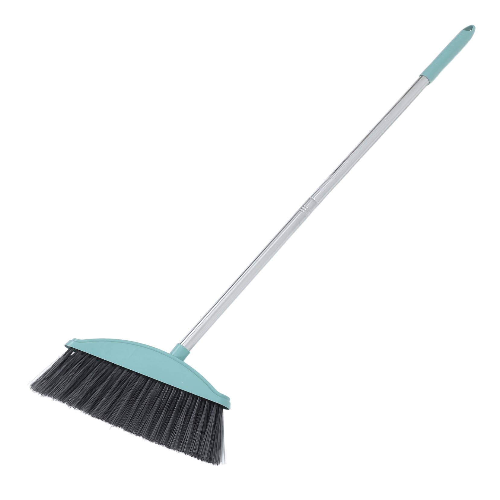 Gogogmee Indoor Outdoor Angle Sweeping Broom Heavy Duty Long Handle Brooms Soft Bristle Material