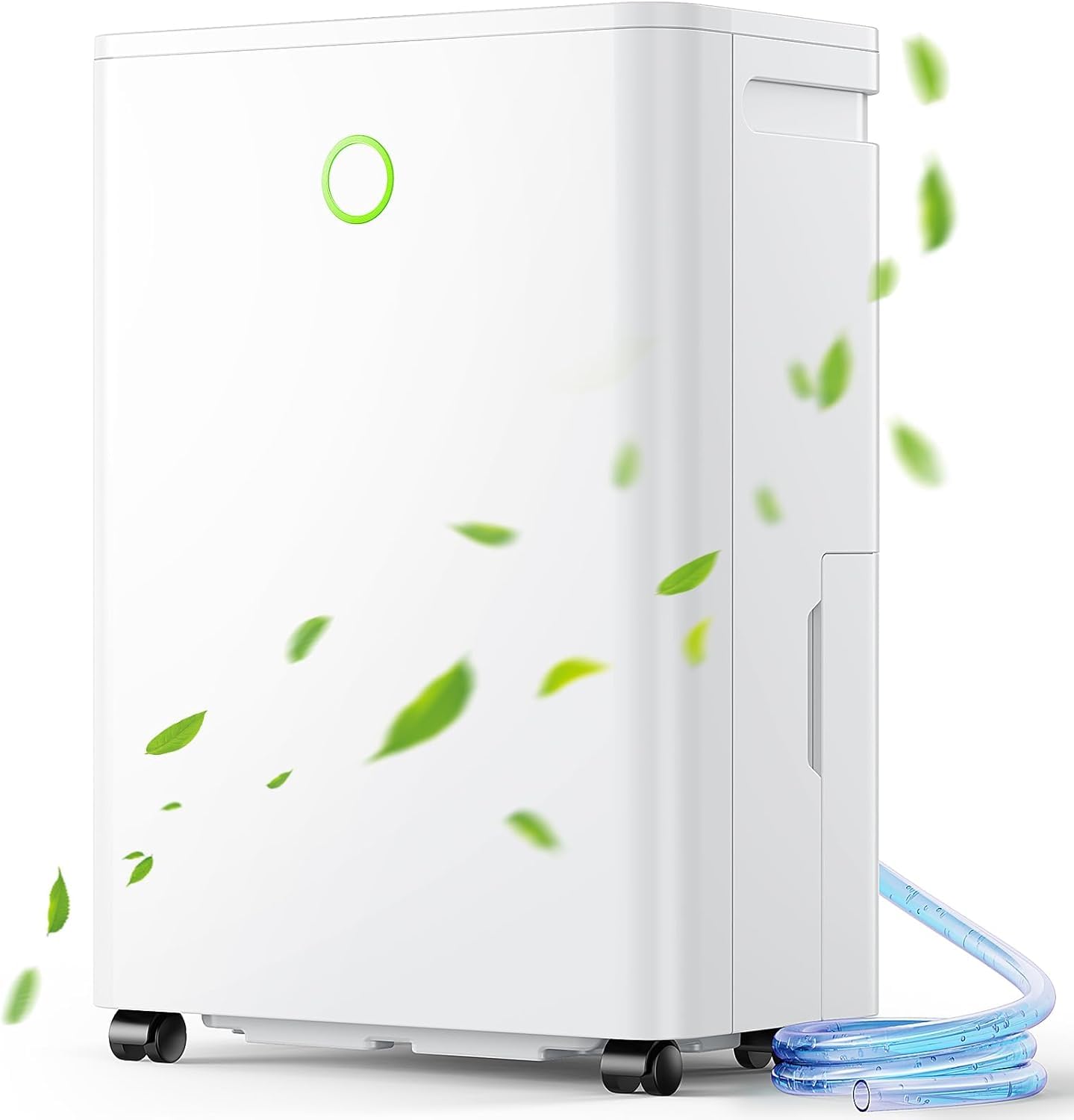 12L/Day Dehumidifiers for Home, Dehumidifier for Bedroom with Automatic Humidity Sensor, Display & 24H Timer, Continuous Drainage Ultra Quiet Bathroom Dehumidifiers for Drying Clothes Condensation RV