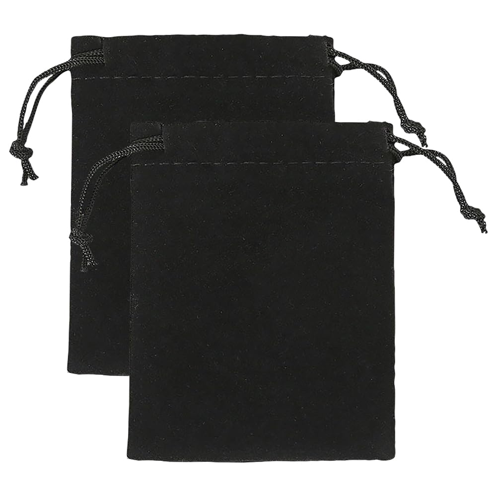 FSSTUD 2 Pcs Big Velvet Drawstring Bags Large Hair Dryer Bags Wedding Party Favors Bags Velvet Storage Pouches Gift Wrapping Pouches Jewelry Packing Pouches