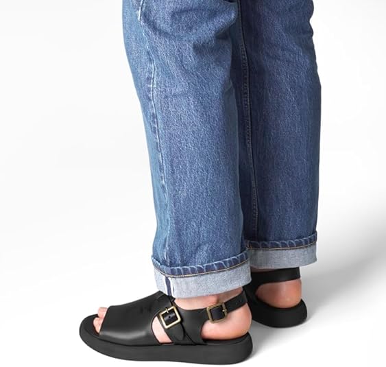 Amazon | [BRADOR] ブラドール レザーサンダル 厚底 92873 NERO