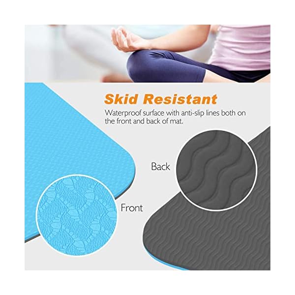 Exercise Yoga Mat 2 in 1 Color Both Side Use for Men Women Workout 4mm any Duble Color - Image 4