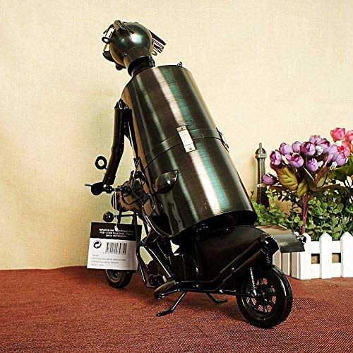 Soporte para Botellas de Vino en Forma de Motocicleta de Hierro miniatura 3