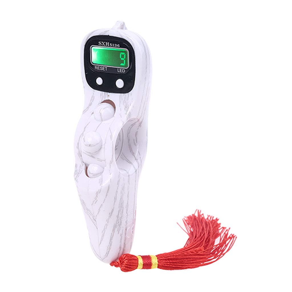 Portable Handheld Digital Beads Counter with Backlight Finger Game Toy Manual Reset Relaxation Tool