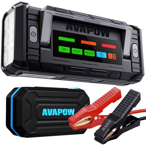 AVAPOW TJ68 10000A Battery Jump Starter Portable with 4
