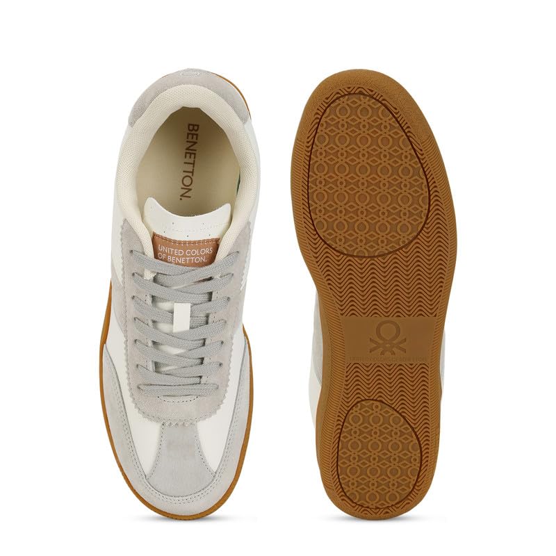 Image of United Colors of Benetton Mens Solid Lace-ups Sneakers Sneaker