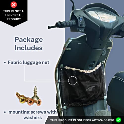 FIBERA Front Fabric Basket ONLY Compatible with Activa 6G 110cc BS6