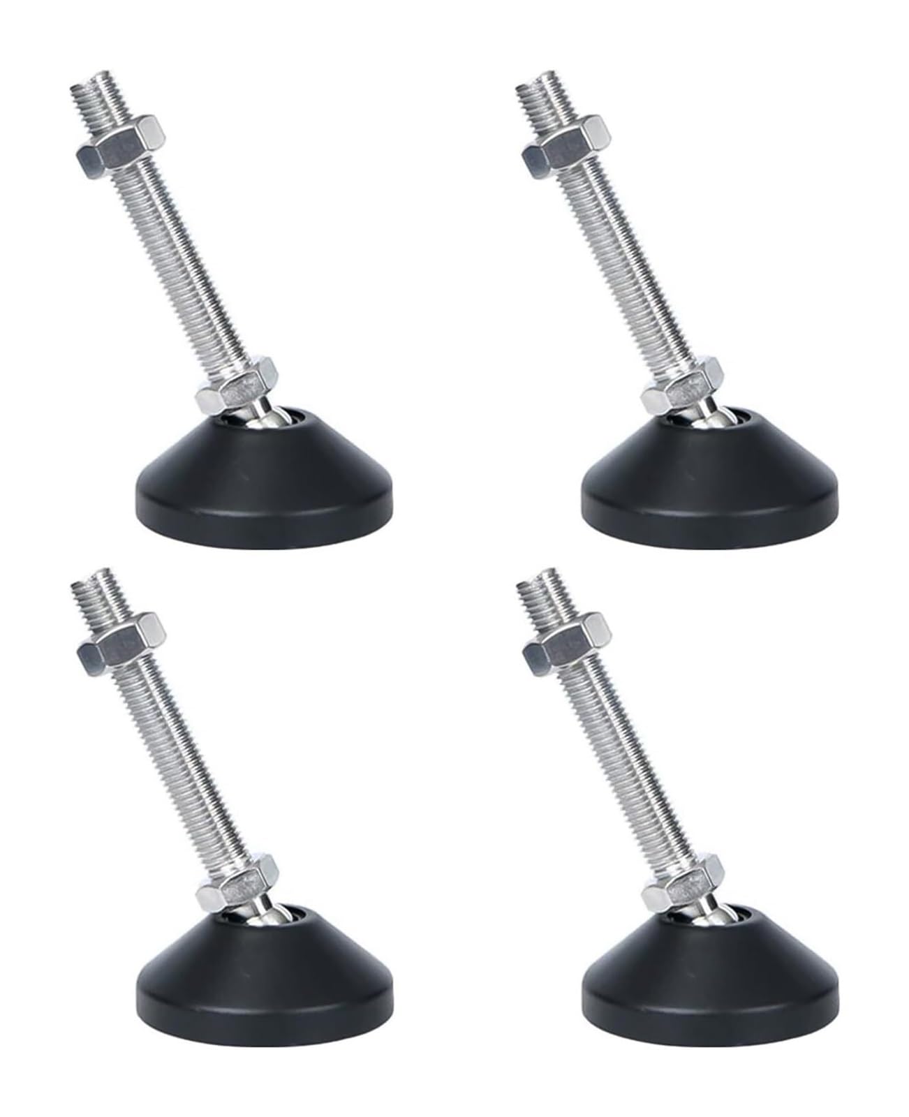 Pie nivelador de tornillos for muebles, 4 pies niveladores M14, niveladores roscados ajustables, niveladores de muebles giratorios antideslizantes, pies niveladores de maquinaria de alta resistencia f