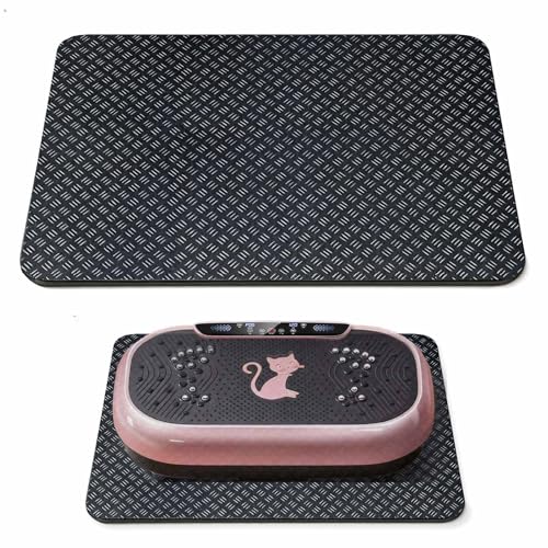 Upgraded Double-Sided Non-Slip Surface Mat for Vibration Plate Machine - Anti Vibration Pad & Exercise Mat for Most Vibration Platform Machines Reduce Noise Accessories Protect Floors & Carpet
