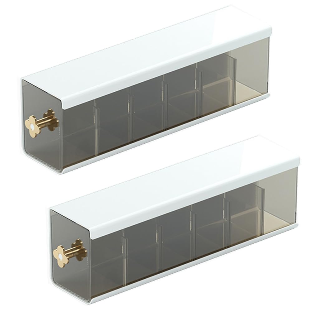 Boîte de rangement murale à tiroirs au design multi-grilles pour vos sous-vêtements