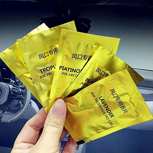 Image of ZOSTLAND 10Pcs /Pack Car Air-outlet Fragrance Packet,Fragrance Car Clip Refills,Automotive Vent Clip Refills With Aromatherapy,Fragrances For Vehicle Deodorizing and Air Freshening (10pcs Peach)