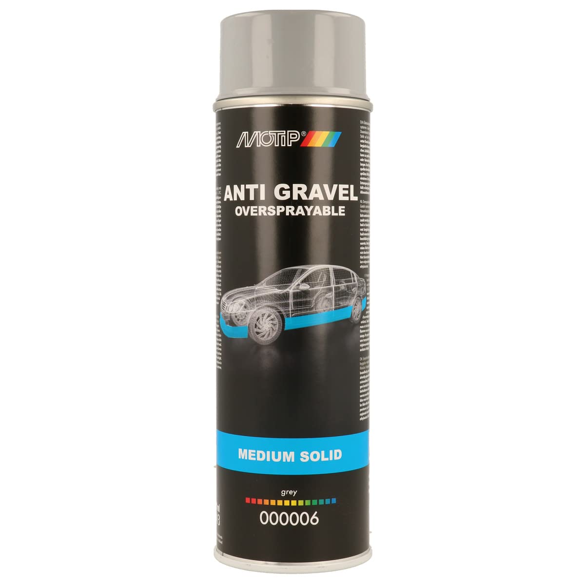 Motip M000006 Sprayable Stone Chip Paint Spray Grey 500ml