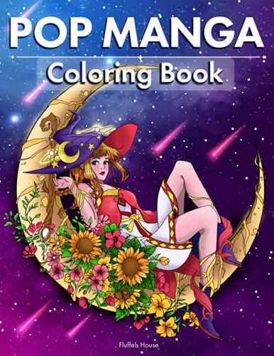 Pop Manga Adult Coloring Book: Cute and Creepy Drawings for Adults | Perfect gift for Anime Lovers, Goths, Teens & Girls image 2