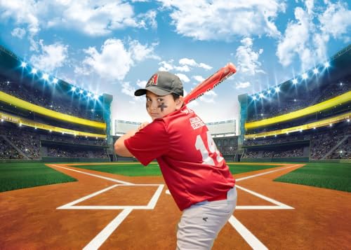 Fondo fotográfico baseball 8x6 ft para fiestas y eventos miniatura 3