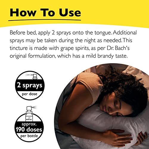 RESCUE ACH Sleep Spray 20mL, Natural Sleep & Stress Relief Aid, Homeopathic Flower Essence, Vegan, Free of Melatonin, Sugar, and Gluten, - Image 5