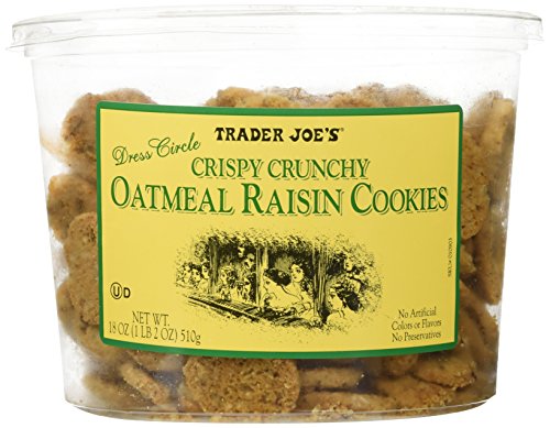 Trader Joe's Crispy Crunchy Oatmeal Raisin Cookies