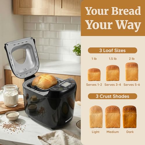Digital Bread Maker with Gluten-Free Setting
