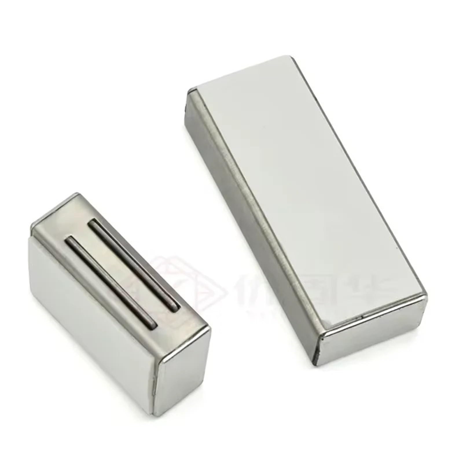Loquet de porte magnétique haut de gamme en acier inoxydable brossé