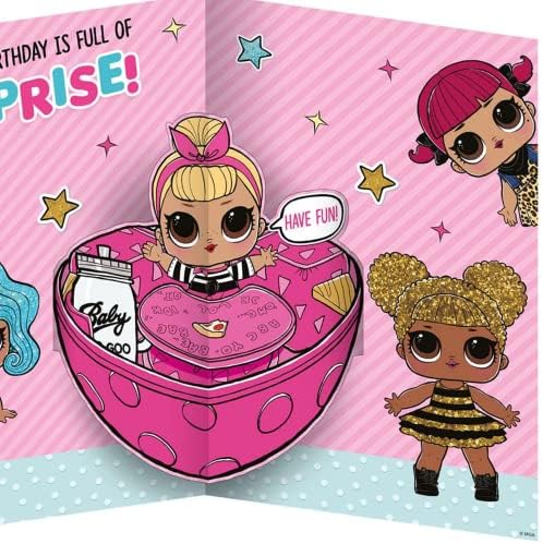 LOL Surprise LO014 "Daughter" Birthday Card