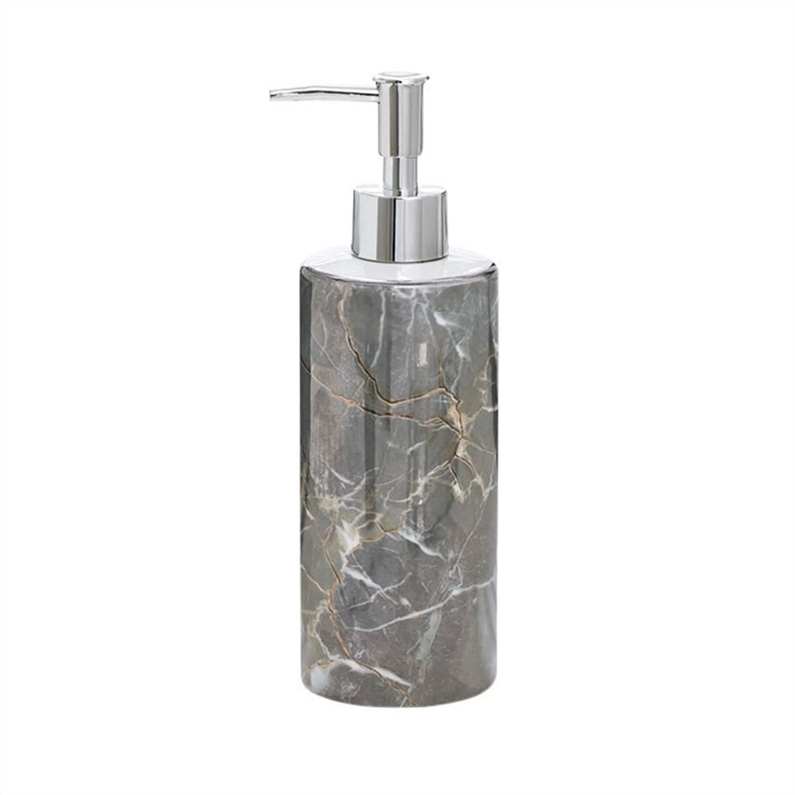 Dozownik prysznicowy z imitacją marmuru, ceramiczna butelka do kąpieli, dozownik do balsamu 390 ml, dozownik do mydła (kolor: C)