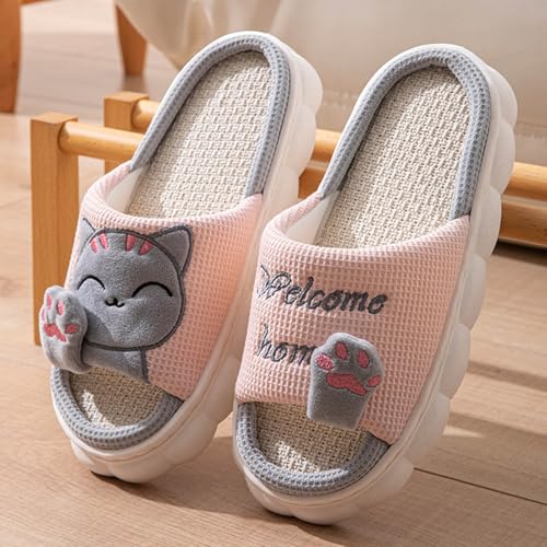 Pluffi Slipper Booties For Women Women's Shower Shoes Quick Dry Non-Slip Cute Cat Bathroom Slipper for Men Women Dorm Home Couple Slides4