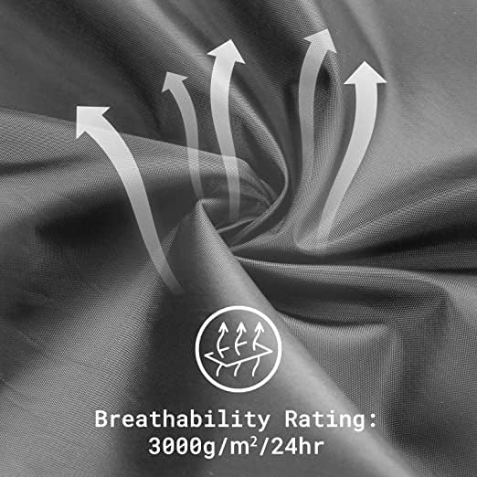 Image of Waterproof Rain Trousers, Breathable Outdoor Pants for Men and Women, Black