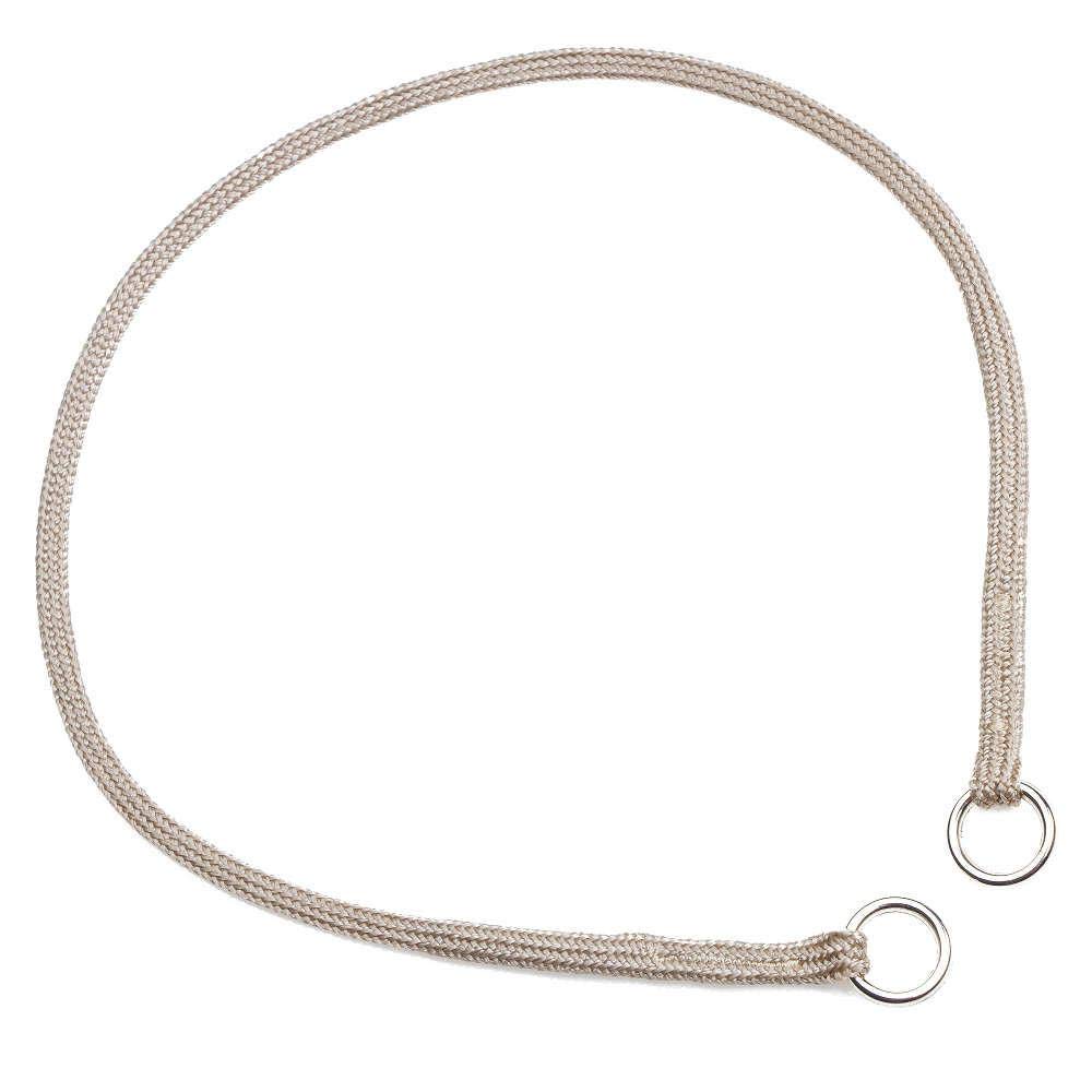 Mendota Pet Petite Slip Collar - Nylon Dog Collar - Made in The USA - Tan, 1/4 in x 16 in (Medium)