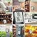 AyayaBoss 3 Pack Room Thermometer Indoor Hygrometer for Home, Digital Sensor Mini Humidity Gauge Meter, Temperature Humidity Monitor for Bedroom, Pet, Plant - Battery Included