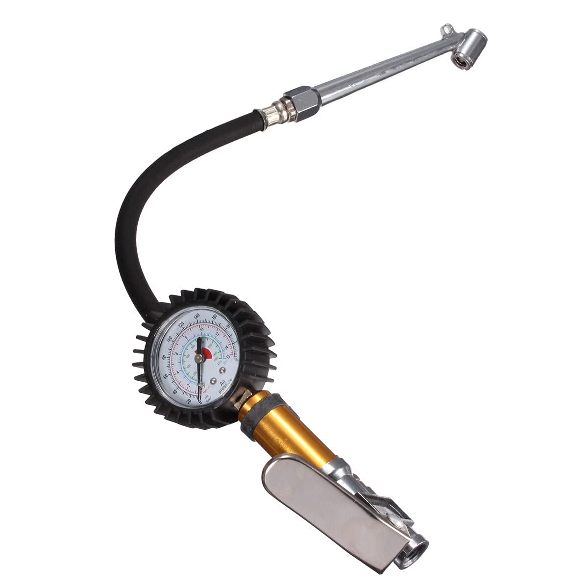 Manometr Auto Car Truck Opona motocyklowa Narzędzie do pompowania opon Manometr 220 PSI Manometr powietrza Dial Head Inflator Kompresor