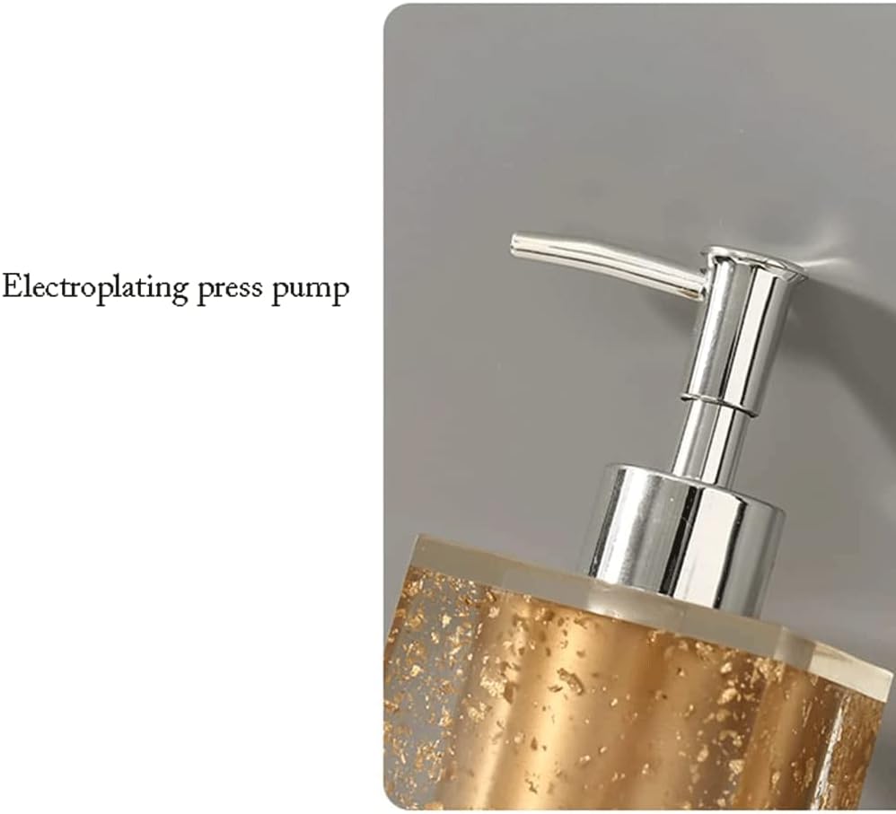 Minimalistic Soap Dispenser Manual Soap Lotion Dispenser Refillable Soap Pump Dispenser10.1oz for Countertop Toilets Home