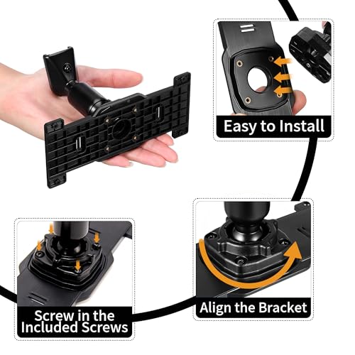 Image of Dash Cam Mirror Mount, Rear View Mirror Dash Cam Mount Back Plate Panel Kit for 5.5 inch - 12 inch Rearview Mirror Dash Cams