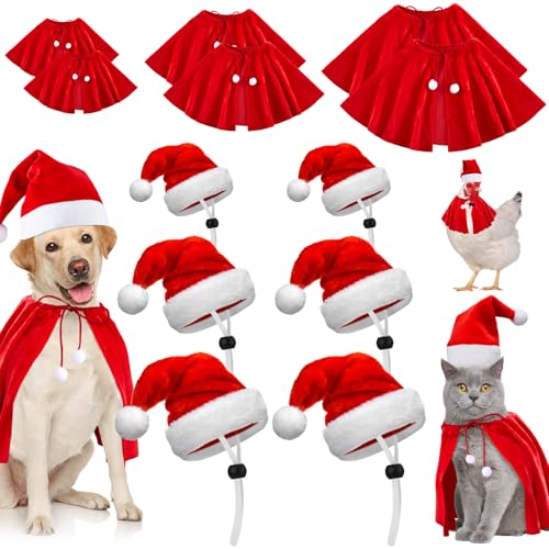 Weewooday 12 Piezas Disfraz Navidad para Mascotas