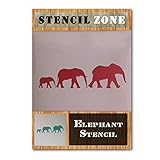 schablone elefant wand Schnell Gratis Versand für alle Bestellungen aus Großbritannien über Royal Mail in Karte zurück Umschlag oder Postschlauch zum Schutz.