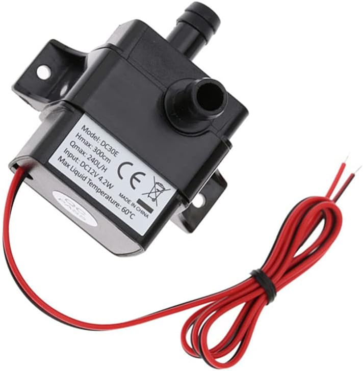iplusmile Mini Submersible Water Pump Small Fountain Pump Mini Aquarium Water Pumps Garden DC 12V for Fish Tank Pond