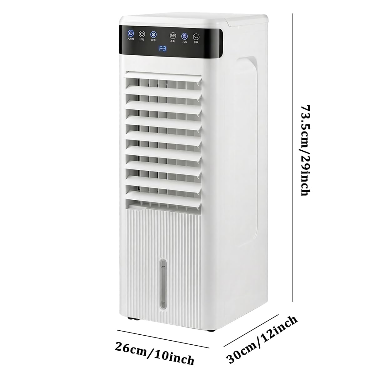 Aria Condizionata Senza Tubo Calda E Fredda Condizionatore Portatile Senza Tubo Climatizzatore Silenzioso Camera Da Letto, Minuti 12h, 3 Velocità Del Salone (bianco)