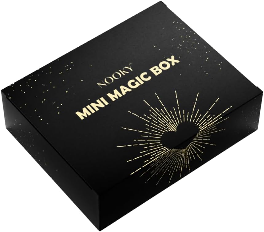 Nooky Mini Magic Gift Box (8-in-1) | Premium Dark Chocolate for Mood Uplift | Vegan & Gluten-Free Treat | Ideal Chocolate Gift for Men & Women | Gifting Delight