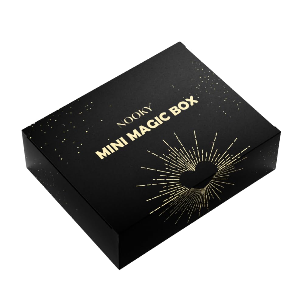 Nooky Mini Magic Gift Box (8-in-1) | Premium Dark Chocolate for Mood Uplift | Vegan & Gluten-Free Treat | Ideal Chocolate Gift for Men & Women | Gifting Delight