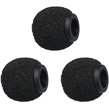 Foam Mic Covers Foam Lavelier Windscreen, Lapel Microphone Foam Cover for Sony Lavalier Microphone Windscreen Replacement Foam Windscreen, Pack of 3