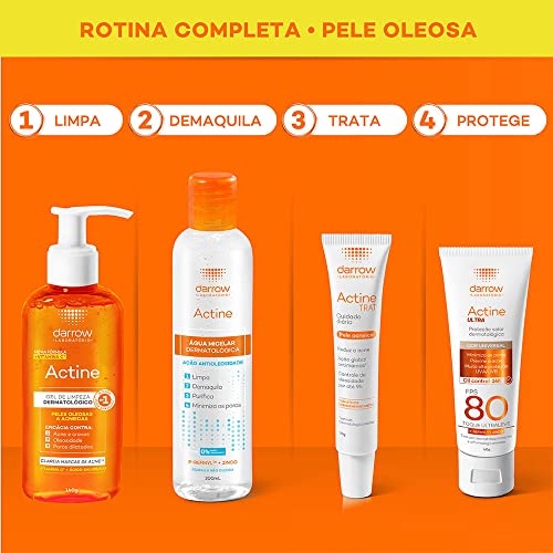 DARROW ACTINE GEL DE LIMPEZA REFIL 300G, Cor: Laranja, Número itens:1