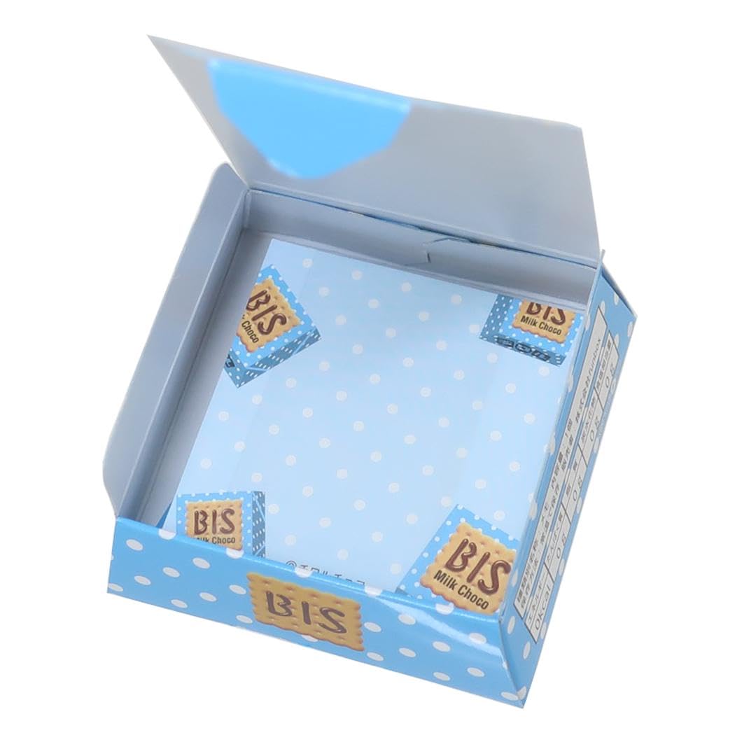 Amazon.co.jp: チロルチョコ[メモ帳]箱メモ/ビス ブルー お菓子
