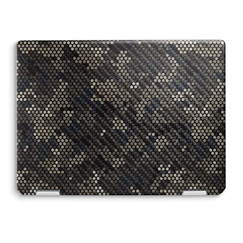 Image of MightySkins Carbon Fiber Skin Compatible with HP Spectre x360 14 inch (2022) Full Wrap Kit - Camo Dots | Protective, Durable Textured Carbon Fiber Finish | Easy to Apply | Made in The USA