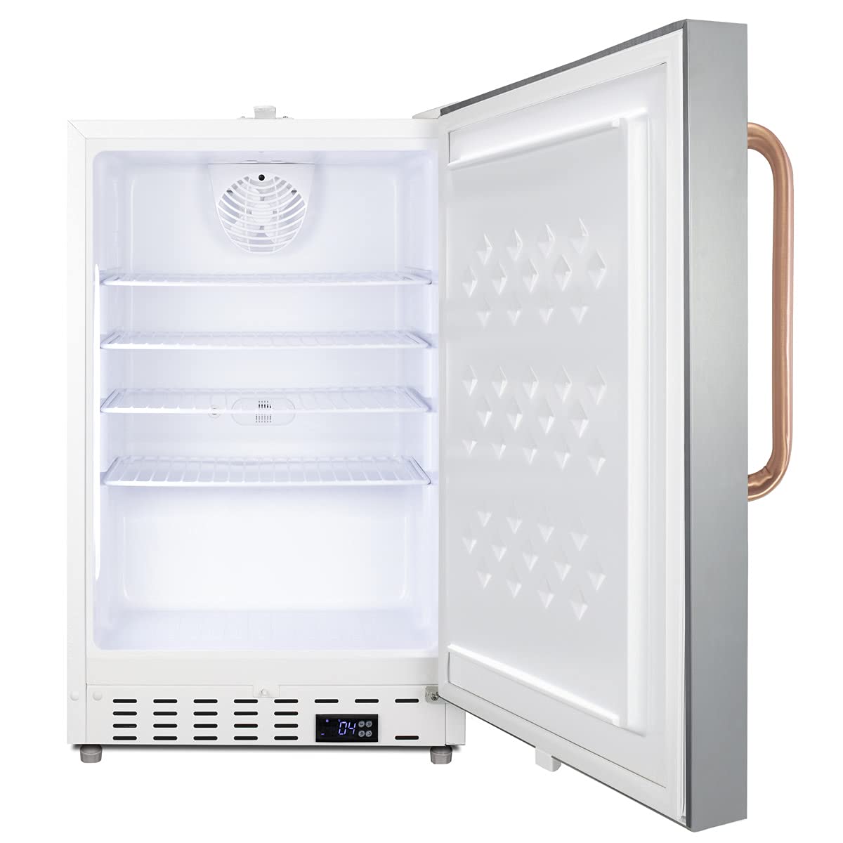 Summit Appliance Ada404refsstbc 20" Wide Built-In All-Refrigerator, ADA Compliant, Factory-Installed Lock, 3.32 Cu.Ft Capacity, Adjustable Shelves, Open Door Alarm, Automatic Defrost on Fridge.com - View 6