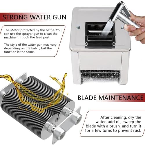 Electric Meat Shredder Machine, 850W Stainless Steel, 330Lbs/H Capacity, Perfect for Lamb, Beef & Chicken, Ideal for Restaurants & Kitchens