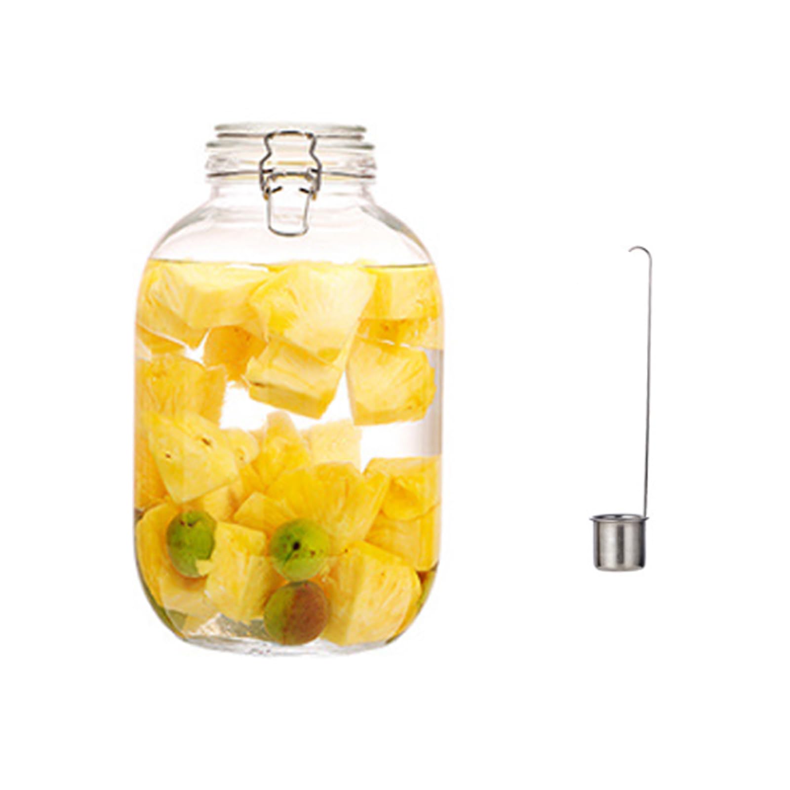 Amazon｜梅酒瓶 ガラスびん 果実酒びん 2L/3L/4L/5L びん 果実酒