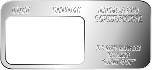 GG Grand General 68891 Protector de interruptor de acero inoxidable, diferencial entre ejes para Freightliner Century Classic