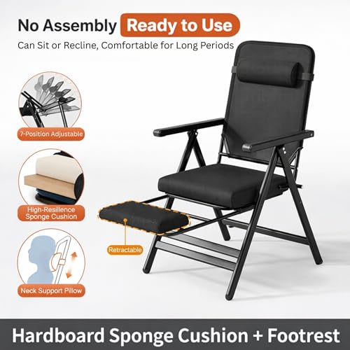 Image of ginoya brothers Zero Gravity Ergonomic Reclining Lounge Chair with Adjustable Backrest, Neck Pillow & Extendable Footrest, Breathable Mesh, Folding Metal Frame for Home, Office & Relaxation