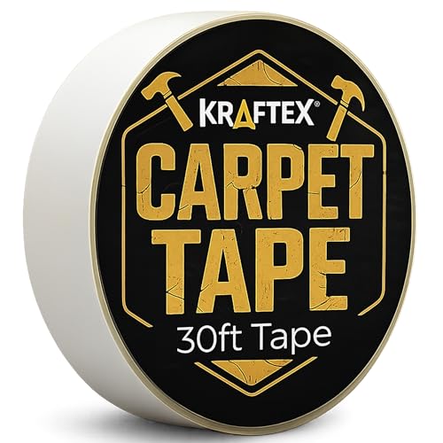 Double-Sided Carpet Tape for Area Rugs, 10 Yards x 0.725in. Rug Tape...